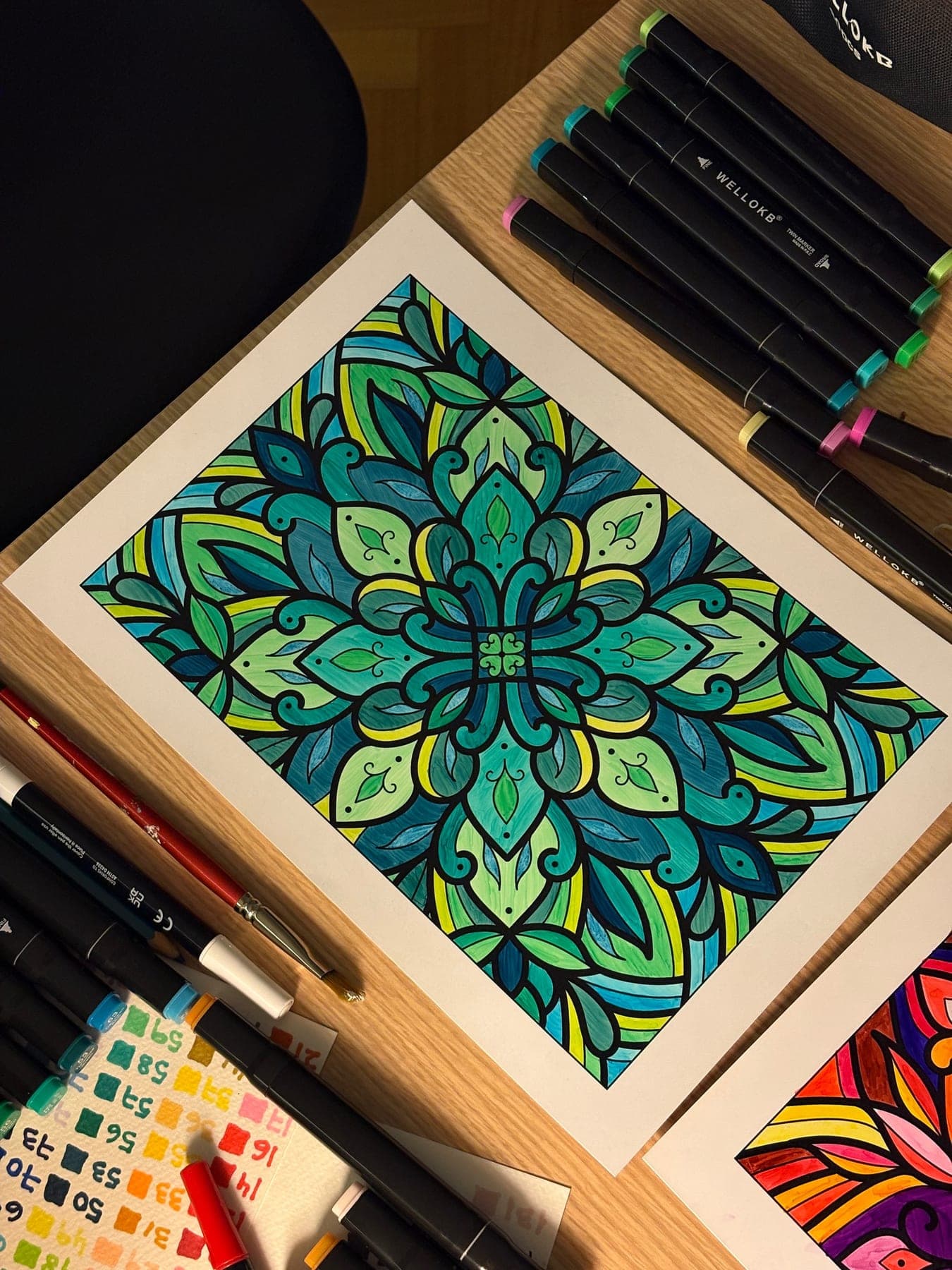 Ornamentales para Colorear — Hojas para colorear